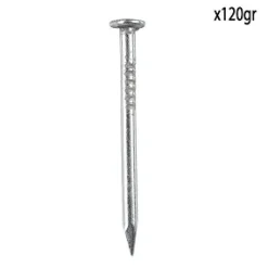 POINTE A TETE PLATE ACIER 1.3X20MM 120G