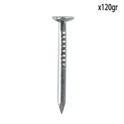 POINTE A TETE PLATE ACIER 1.3X16MM 120G