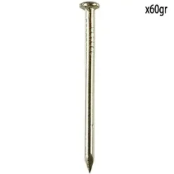 POINTE A TETE RONDE ACIER LAITONNE 1.5X25MM 60G