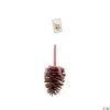 POMME PIN PAILLETTE H.11CM