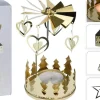 PORTE BOUGIE CARROUSEL METAL