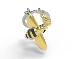 PORTE CLES ABEILLE ET SON ESSAIM