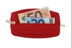 PORTE MONNAIE GRAIN DE CAFE COULEUR DAIM