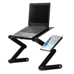 POSTE DE TRAVAIL REGLABLE PC TABLETTE SOURIS
