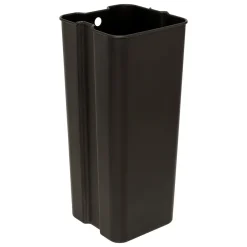 POUBELLE A PEDALE CARRE DELTA 30L NOIRE