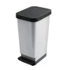 POUBELLE A PEDALE MODA GRIS 45L