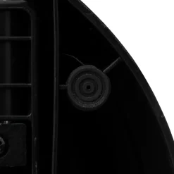 POUBELLE A PEDALE SLIM ARIANE 30L METAL NOIR