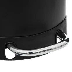 POUBELLE A PEDALE SLIM ARIANE 30L METAL NOIR