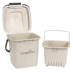 POUBELLE COMPOST 8L SEAU PERFORE ET COUVERCLE