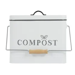POUBELLE COMPOST METAL 10L