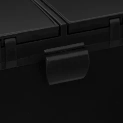 POUBELLE DE TRI A PEDALE ARIANE 2 X 30L METAL NOIR