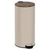 POUBELLE 30L ARGENT EFFET ACACIA MODERN COLORS