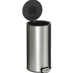 POUBELLE METAL 30L INOX DELTA