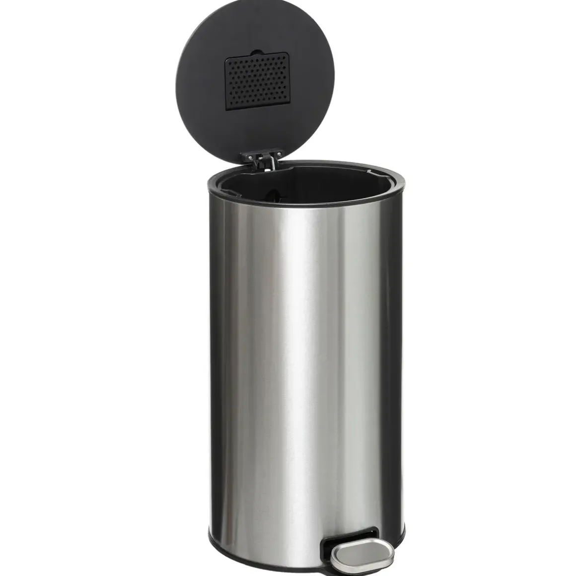 POUBELLE METAL 30L INOX DELTA