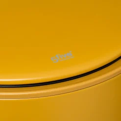 POUBELLE METAL 30L OCRE DELTA