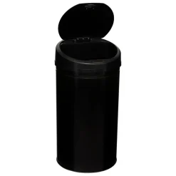 POUBELLE SENSOR METAL 42L NOIR