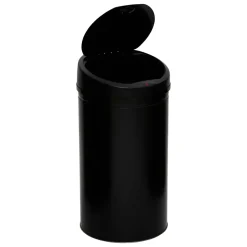 POUBELLE SENSOR METAL 42L NOIR