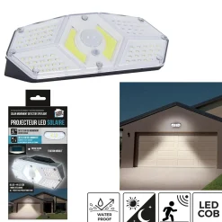 PROJECTEUR LED SOLAIRE DETECTEUR MOUVEMENT