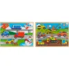 PUZZLE A ENCASTRER VEHICULES