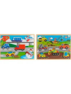 PUZZLE A ENCASTRER VEHICULES