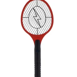 RAQUETTE ELECTRIQUE ANTI INSECTES RECHARGEABLE ROUGE