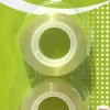2 RECHARGES ADHESIF TRANSPARENTS 25X18