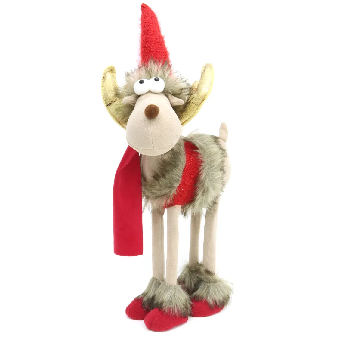 RENNE A POSER CHAPEAU ECHARPE SELLE ROUGE H.50CM