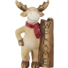 RENNE AVEC PANNEAU WELCOME ET MUSIQUE 31X15X55CM