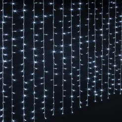 RIDEAU FACADE L.90CM 150 LEDS BLANC FROID