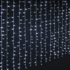 RIDEAU FACADE L.150CM 300 LEDS BLANC FROID