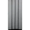 RIDEAU MOUSTIQUAIRE FIBRE DE VERRE 4 FIXATIONS 100X230 NOIR