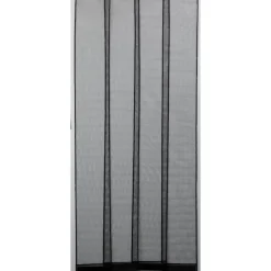 RIDEAU MOUSTIQUAIRE FIBRE DE VERRE 4 FIXATIONS 100X230 NOIR