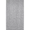 RIDEAU PORTE CHENILLE 120X220CM GRIS BLANC