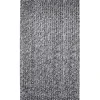 RIDEAU PORTE CHENILLE 120X220CM NOIR BLANC