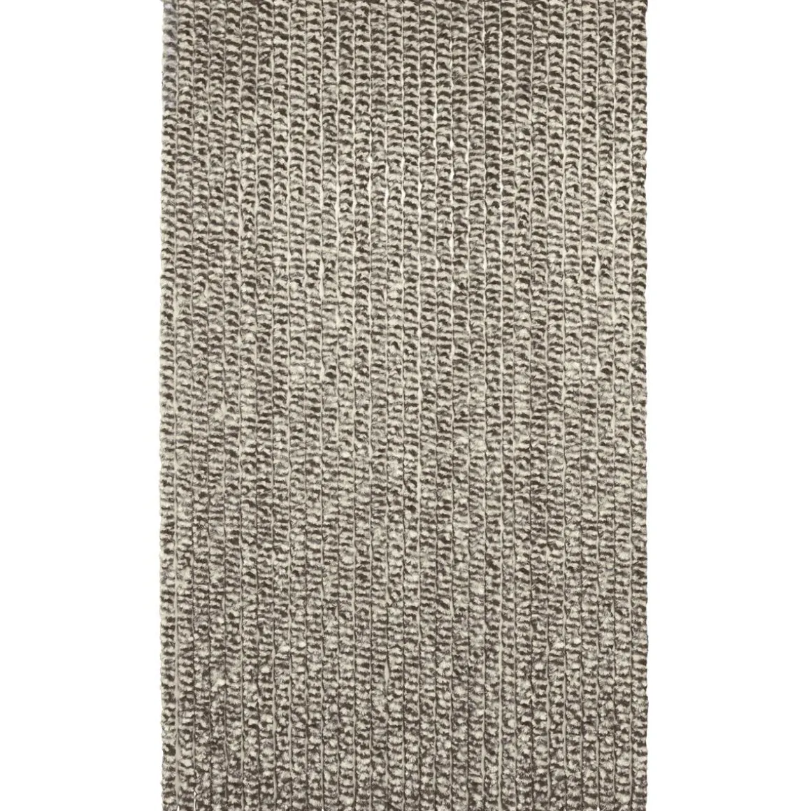 RIDEAU PORTE CHENILLE 120X220CM TAUPE BEIGE