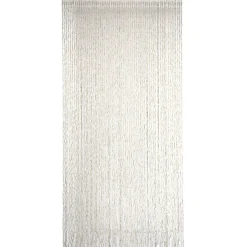 RIDEAU PORTE COTON POLYESTER BOUCLE 90X200CM NATUREL