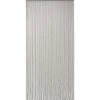 RIDEAU PORTE LANIERES TORSADES 90X210CM ECRU