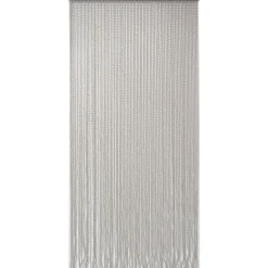 RIDEAU PORTE LANIERES TORSADES 90X210CM ECRU