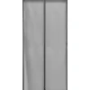 RIDEAU PORTE MOUSTIQUAIRE AIMANTE ENCADREMENT 100X220CM GRIS