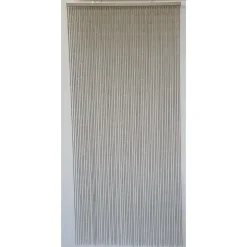RIDEAU PORTE STICK BAMBOU 90X200CM TAUPE