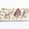 RUBAN COTON TIMBRES MARRON 1.5 CM X 2 M
