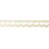RUBAN DENTELLE COTON ECRU BRELOQUE 1CMX2M