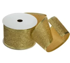 RUBAN ORGANZA PAILLETE 50 MM LONG 3M