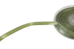 RUBAN SATIN SIMPLE FACE 6MM X 25M VERT