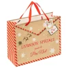 SAC CADEAU CHER PERE NOEL D.32.4X12.7X26CM