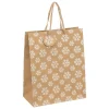 SAC CADEAU KRAFT HOLOGRAPHIQUE D.26.7X13.7X33CM