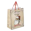 SAC CADEAU PERE NOEL D.26.7X12.5X33CM