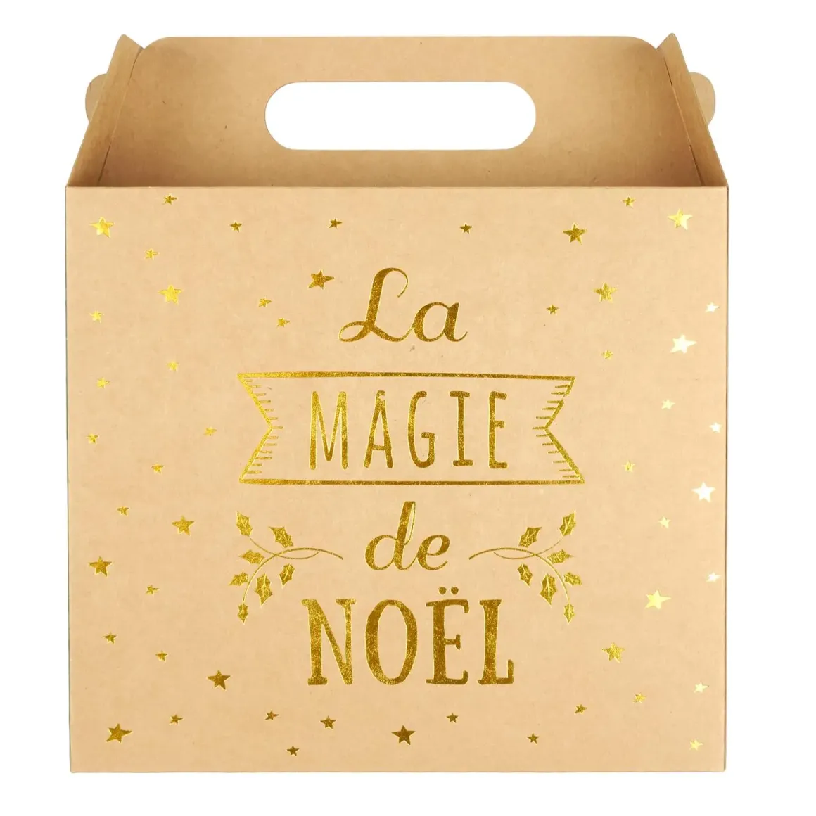 SAC CADEAU PLIABLE NOEL 27X14X24CM
