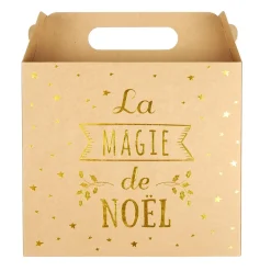 SAC CADEAU PLIABLE NOEL 27X14X24CM