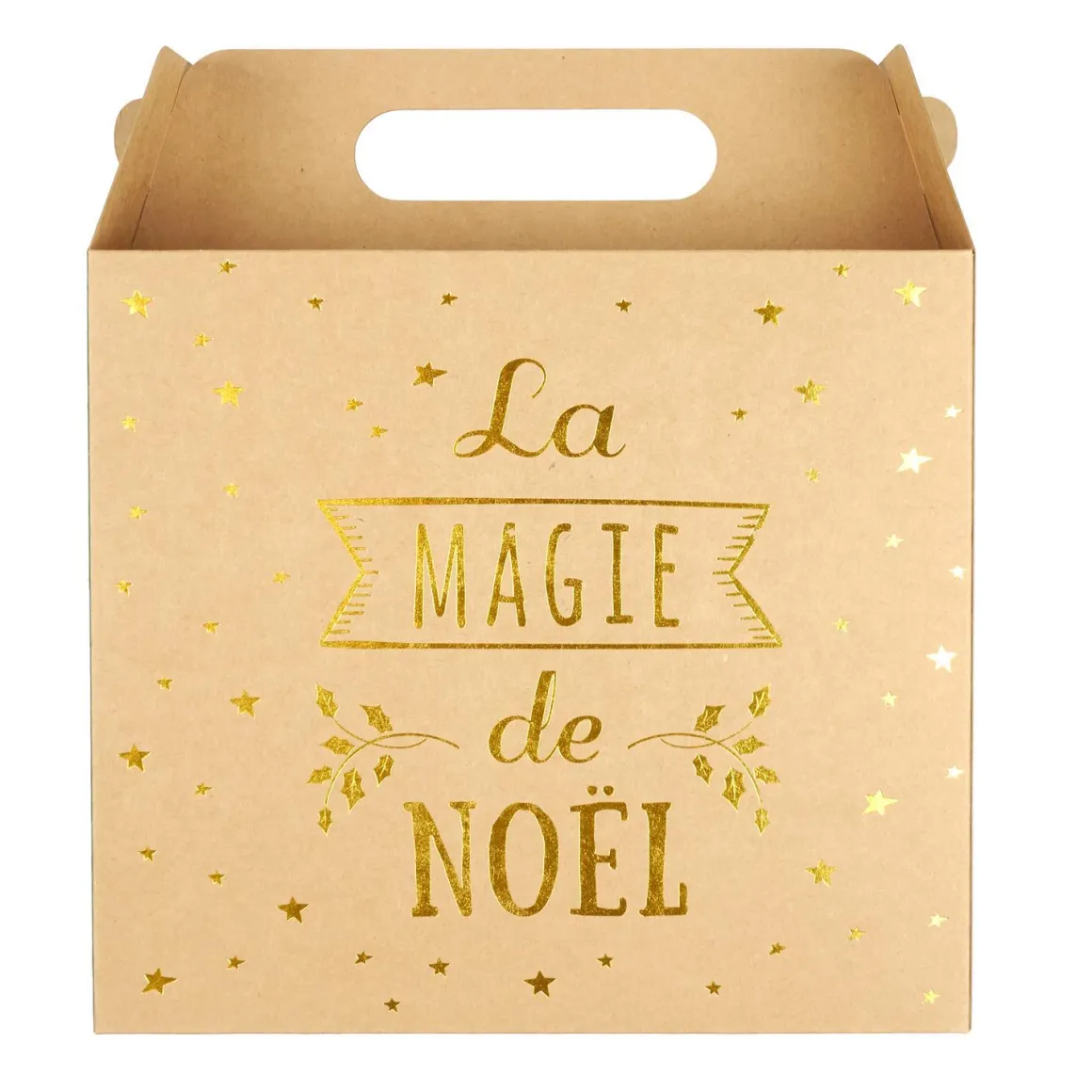 SAC CADEAU PLIABLE NOEL 27X14X24CM